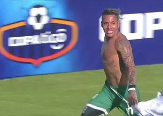 Dayro Moreno aprovecha error y anota su primer gol en Bolivia