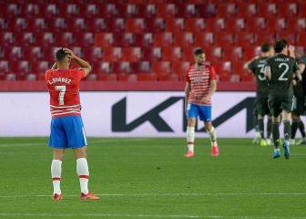 Suárez vuelve tras dos meses, pero Granada cae ante United