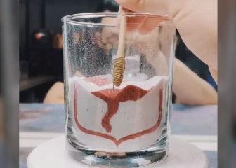 Excepcional trabajo artístico con el escudo del América