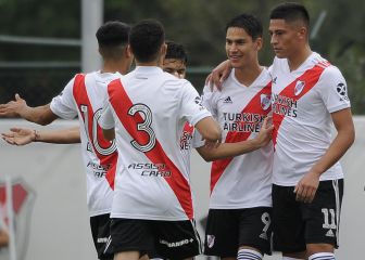 Flabián sigue en racha: Triplete en la reserva de River Plate