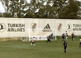 Flabian Londoño y su triplete en reserva de River ante Colón