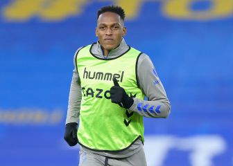 Yerry Mina será baja entre 2 y 3 semanas en el Everton