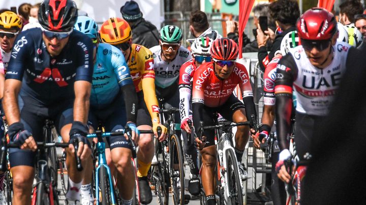 Nairo Quintana, ciclista del Arkéa, fue el mejor colombiano en la primera etapa del Tour de los Alpes. Gianni Moscón ganó la primera jornada