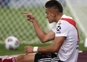 Borré juega los 90' en empate de River con Fluminense