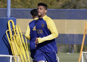 Fabra, el único colombiano en Boca Juniors vs. Patronato