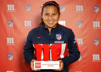 Leicy, mejor jugadora del mes de abril en Atlético de Madrid