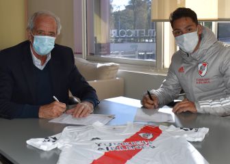 Flabian Londoño Bedoya firma contrato con River Plate