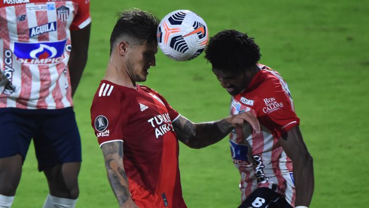 Junior de Barranquilla empató 1-1 con River Plate en la fecha 3 de la Copa Libertadores. Miguel Borja fue el más destacado del partido. Quedó con 3 puntos