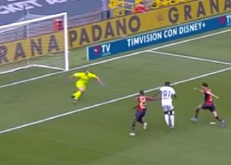 Duván Zapata, imparable: gol y asistencia con Atalanta