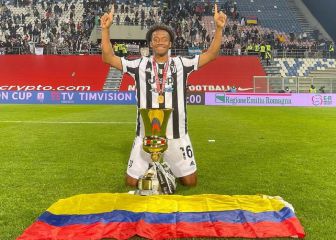 Cuadrado dedica el título de Copa Italia a toda Colombia