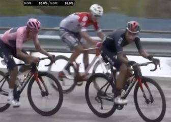 Así llevó Dani Martínez a Egan Bernal hasta el ataque de Yates