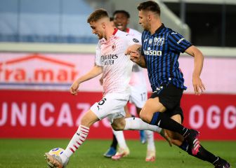 Milan derrota al Atalanta y queda segundo en la Serie A