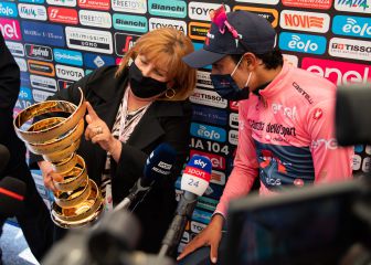 Emotivo encuentro entre Egan y la madre de Marco Pantani