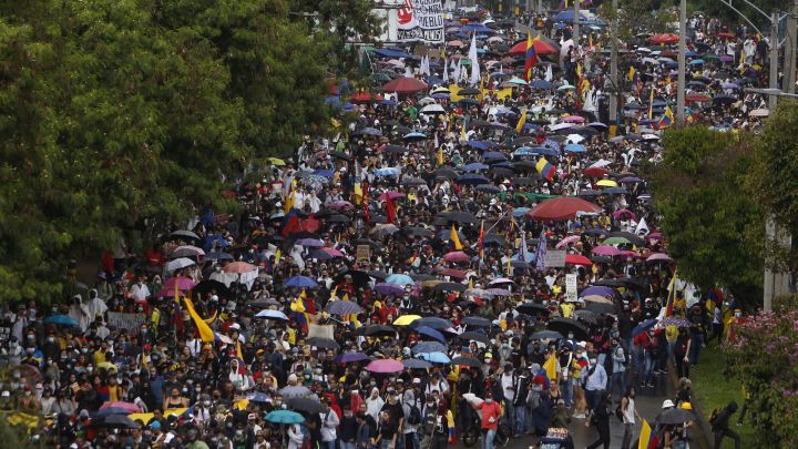 Sigue todo lo relacionado con el Paro Nacional en Colombia en vivo y en directo. Protestas, bloqueos y marchas en el país el 29 de mayo de 2021