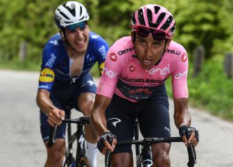 Egan Bernal, a 30 km de ser campeón del Giro de Italia