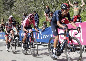 Así quedaron los colombianos en la etapa 20 del Giro de Italia