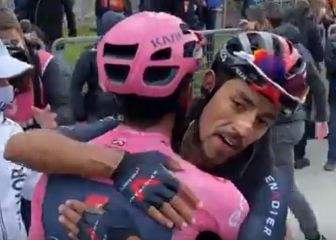 El abrazo entre Egan y Dani, los 
