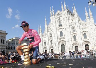 Egan Bernal tras ganar el Giro: 