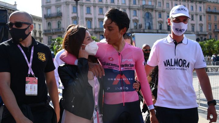 Egan Bernal y María Fernanda Manotas están con covid-19