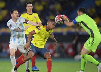 Colombia rescata un punto en el Metro ante Argentina