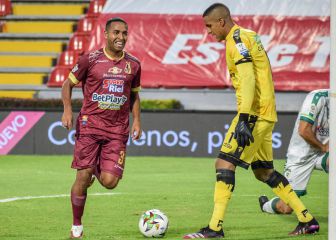 Equidad iguala con Tolima que termina con 10 hombres