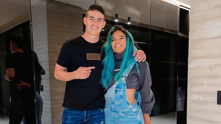 James Rodríguez y Karol G, juntos en Medellín - AS Colombia