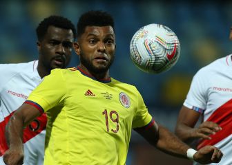Colombia 1x1: Borja, el más insistente en la caída ante Perú