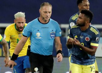 La discusión entre Neymar y Borja tras el Brasil vs Colombia