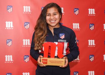Leicy Santos, mejor jugadora del Atlético en la 20/21