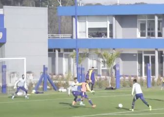 El gol de Villa para sentenciar la goleada ante Atlético Tucumán