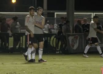 Los goles de Carrascal en la goleada de River en amistoso