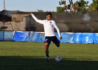En imágenes: La Selección Colombia espera a Uruguay