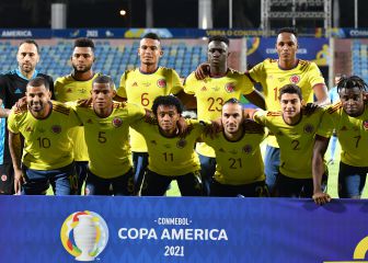 Así forma Colombia ante Uruguay por cuartos de final