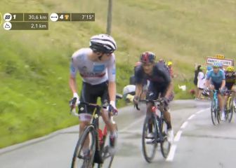 El ataque de Pogacar ante Carapaz para romper el Tour