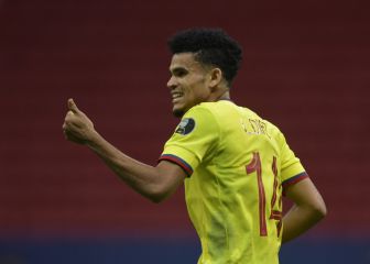 Díaz, figura de la Selección Colombia vs. Argentina