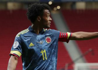 Juan Cuadrado, destacado de Colombia ante Perú