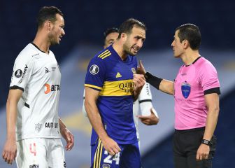 Polémico arbitraje de Andrés Rojas en Boca-Mineiro