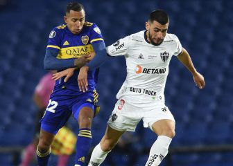 Villa y Borrero, colombianos en el empate entre Boca y Mineiro