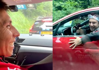Emocionante reencuentro de Nairo con sus fanáticos
