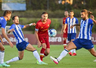 Luis Díaz, presente en el empate de Porto vs. Roma