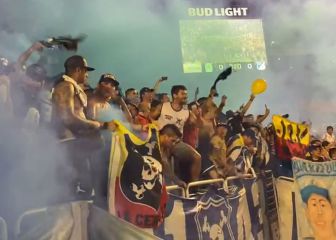 El apoyo de la hinchada de Millonarios en Orlando