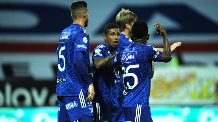 Millonarios gana en Manizales y es líder de la Liga BetPlay