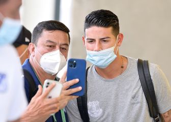 La afición del Everton, divida por el futuro de James