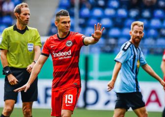 Borré debuta, pero Eintracht queda eliminado de Copa