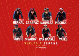 Con Egan y Carapaz, Ineos presenta equipazo para Vuelta