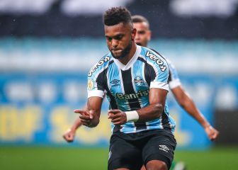 Miguel Borja, elogiado tras debutar con gol en Gremio