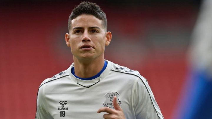 James Rodríguez, volante colombiano del Everton, realizó una transmisión de Twtitch con sus seguidores e indicó que no cree que juegue ante Crystal Palace.