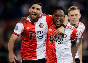 Triplete de Sinisterra y gol de Morelos en torneos UEFA