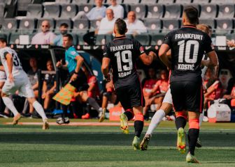Borré juega los 90' y Eintracht empata con Augsburgo