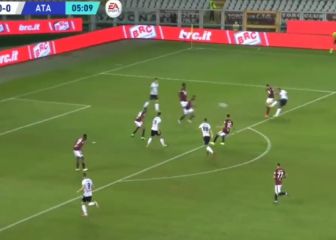 Muriel anota este golazo en el primer partido de Atalanta